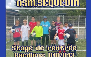 Stage de gardiens U10/U13