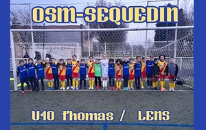 Seq.U10 Thomas reçoit RC LENS 