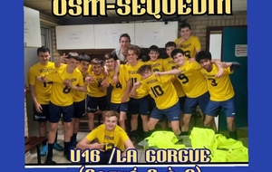 Seq.U16 PRE D1 reçoit LA GORGUE CS