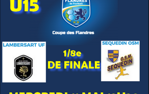 Seq.U15 à LAMBERSART UF (Coupe)