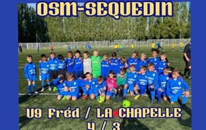 Seq.U9 Fred reçoit LA CHAPELLE FC