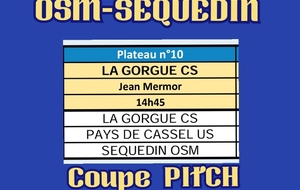 Seq.U13 Loïc Coupe Pitch à LA GORGUE 