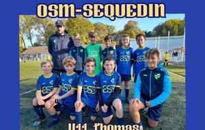 Seq.U11 Thomas reçoit VERMELLES