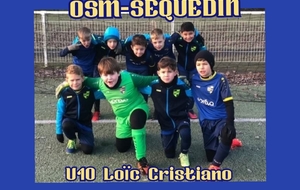 Seq.U10 loïc-Cristiano reçoit LESQUIN US