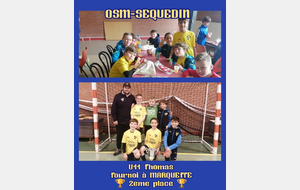 Seq.U11 Thomas en tournoi à MARQUETTE 