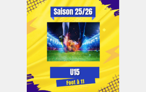 U15 Enzo reçoit Grande Synthes O. 