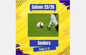 Seniors D1 reçoit Mérignies 
