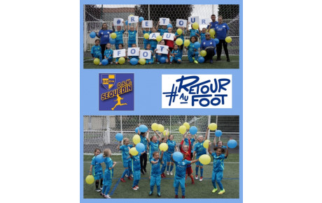 #retouraufoot 